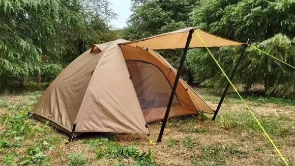 Double dome tent